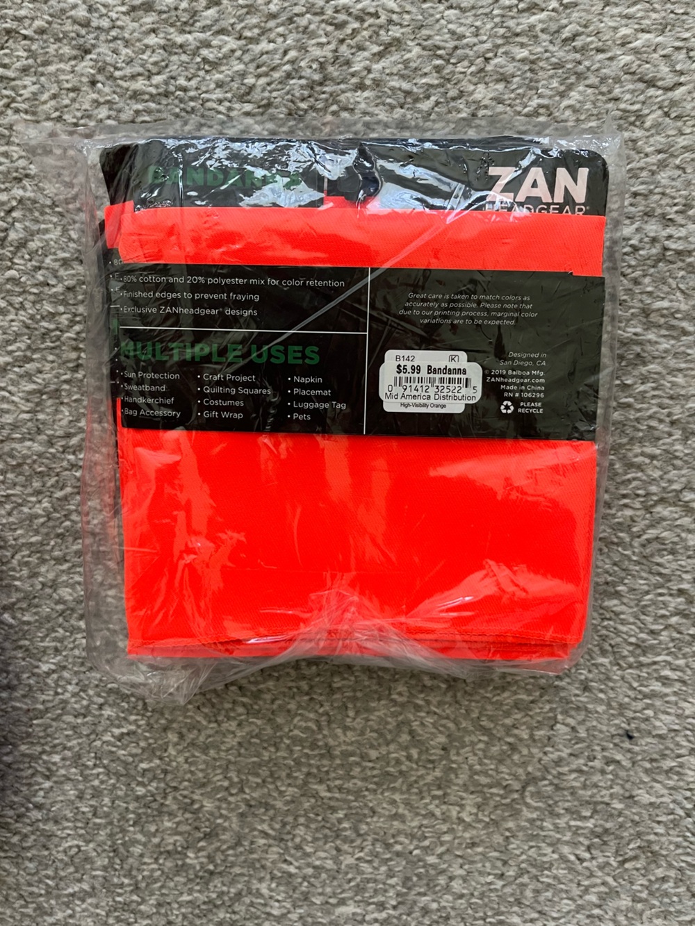 NWT 28 Total Items Neoprene Half Face Masks and Multi-Scarves Set-Unbranded - Picture 3 of 6